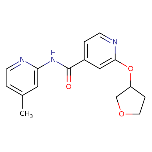 N-(4-methylpyridin-2-yl)-2-(oxolan-3-yloxy)pyridine-4-carboxamide