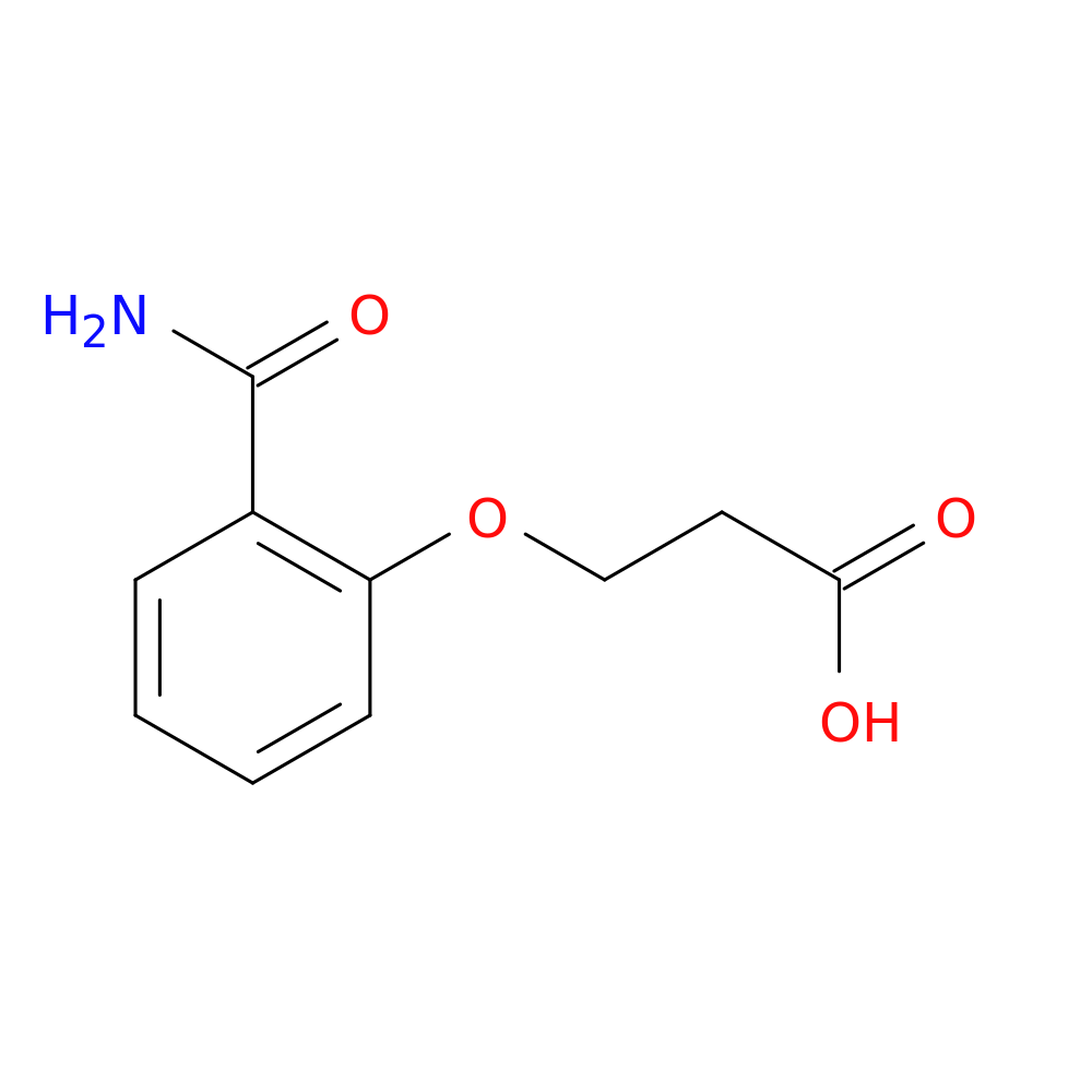 3-(2-Carbamoylphenoxy)propanoic acid