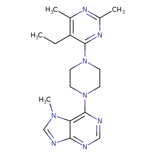 6-[4-(5-ethyl-2,6-dimethylpyrimidin-4-yl)piperazin-1-yl]-7-methyl-7H-purine