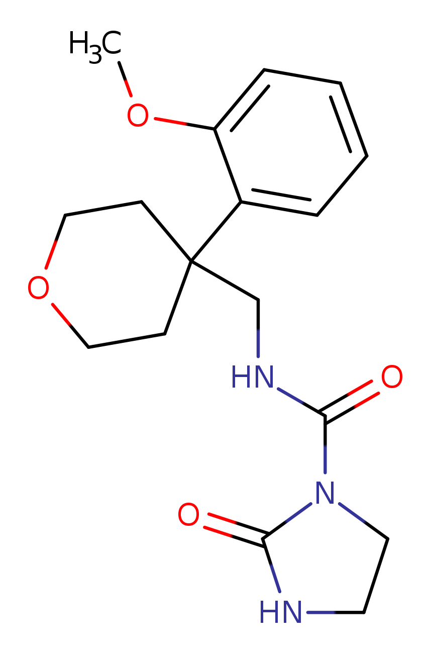 N-{[4-(2-methoxyphenyl)oxan-4-yl]methyl}-2-oxoimidazolidine-1-carboxamide