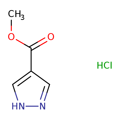 1H-Pyrazole-4-carboxylic acid, methyl ester, hydrochloride (1:1)