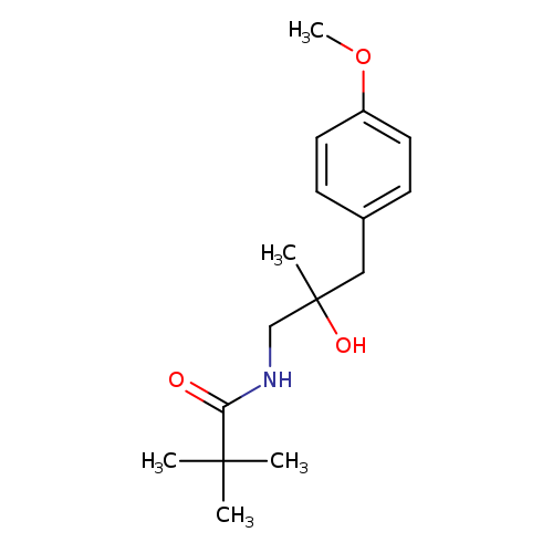 N-[2-hydroxy-3-(4-methoxyphenyl)-2-methylpropyl]-2,2-dimethylpropanamide