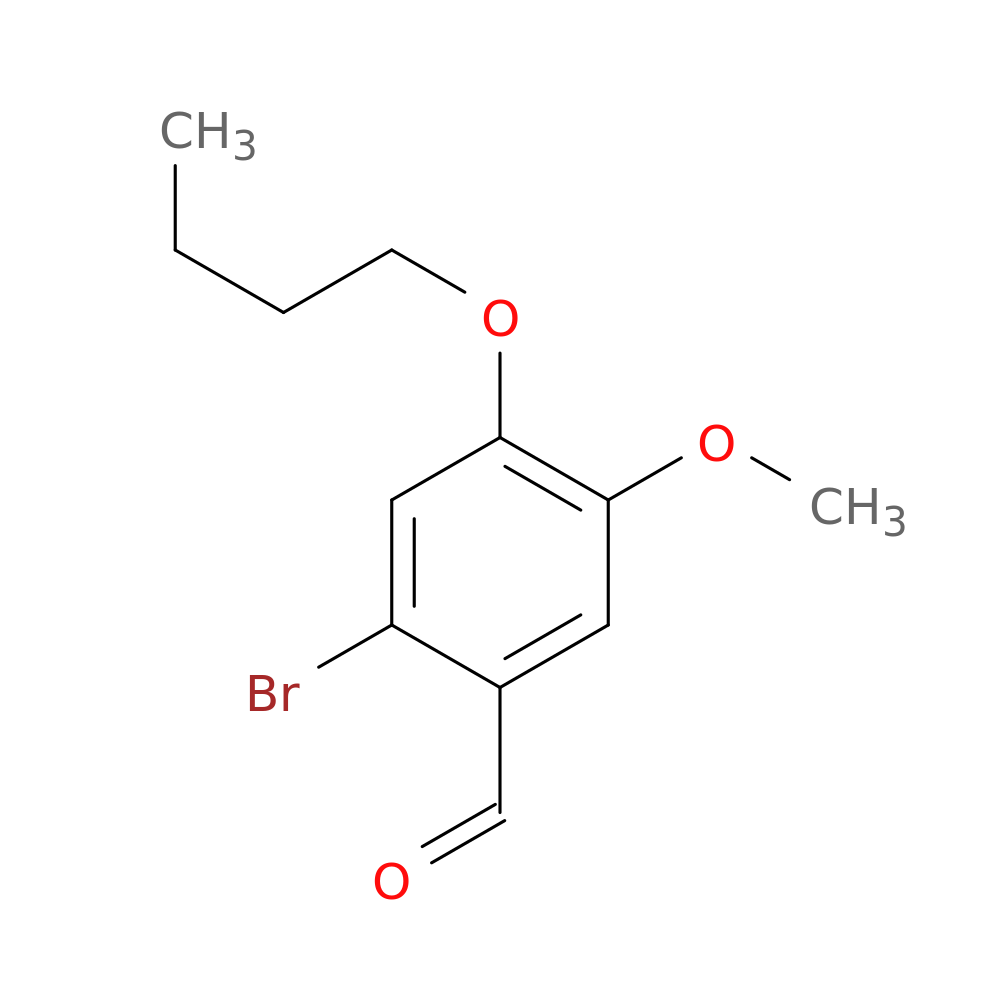 2-bromo-4-butoxy-5-methoxybenzaldehyde