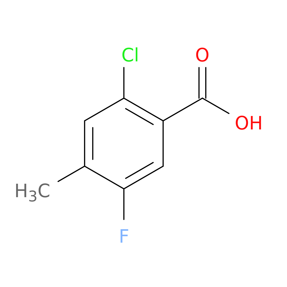 2-chloro-5-fluoro-4-methylbenzoic acid