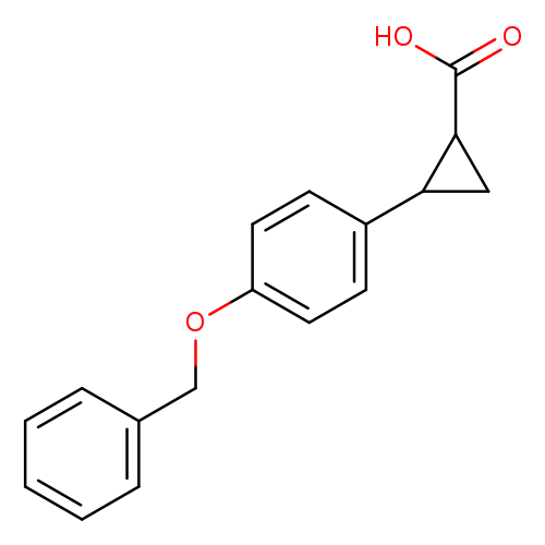 2-[4-(benzyloxy)phenyl]cyclopropane-1-carboxylic acid