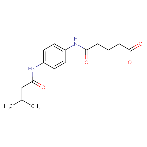 5-((4-(3-Methylbutanamido)phenyl)amino)-5-oxopentanoic acid