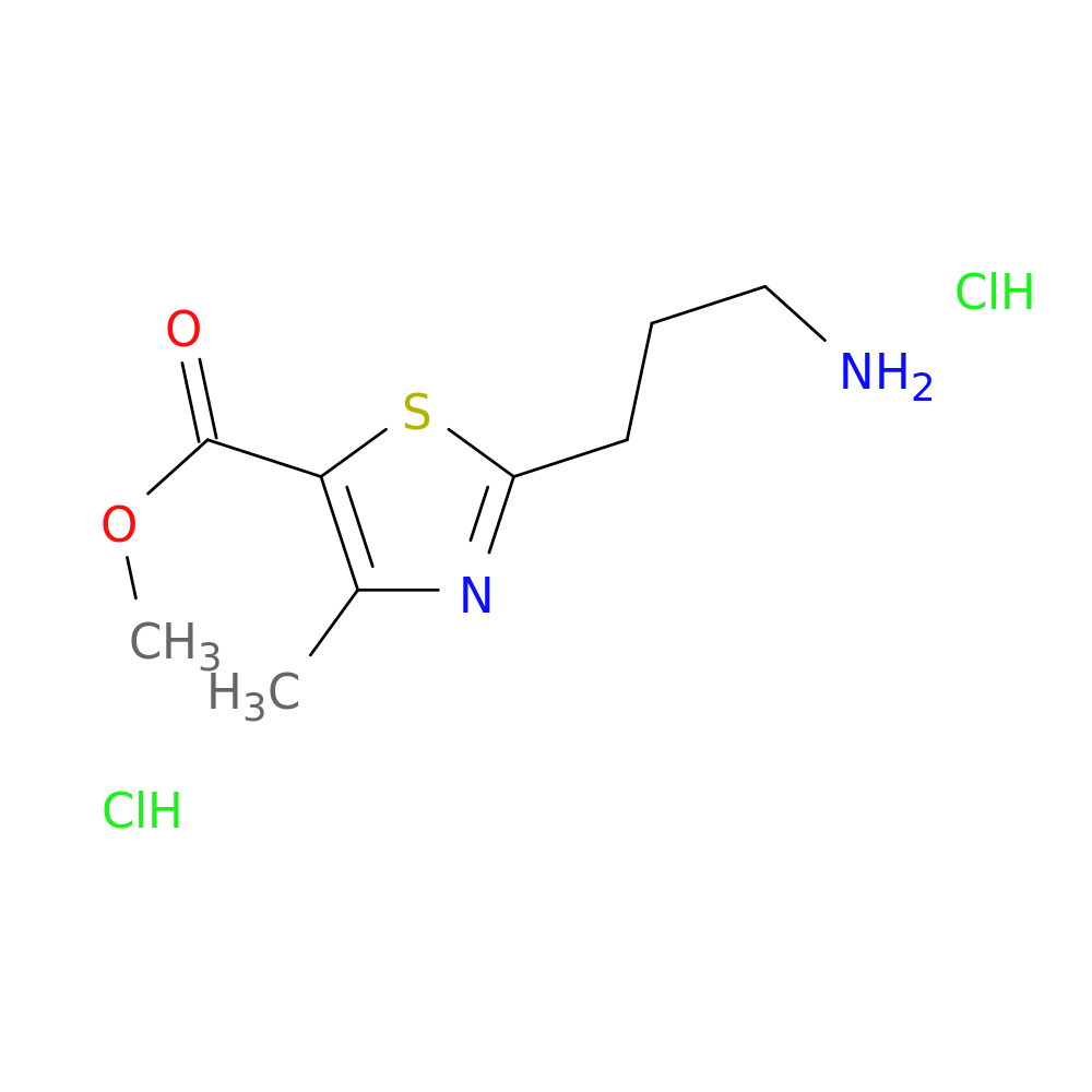 methyl 2-(3-aminopropyl)-4-methyl-1,3-thiazole-5-carboxylate dihydrochloride