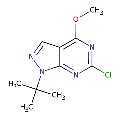 1-tert-butyl-6-chloro-4-methoxy-1H-pyrazolo[3,4-d]pyrimidine