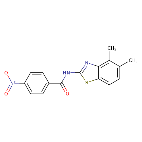N-(4,5-dimethyl-1,3-benzothiazol-2-yl)-4-nitrobenzamide
