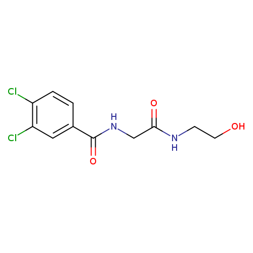 2-[(3,4-dichlorophenyl)formamido]-N-(2-hydroxyethyl)acetamide