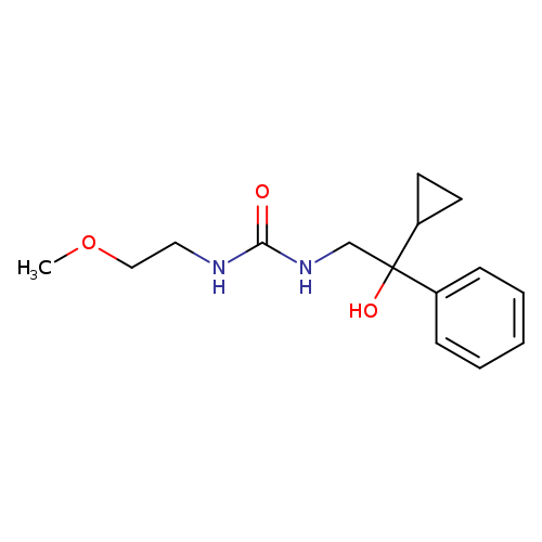 1-(2-cyclopropyl-2-hydroxy-2-phenylethyl)-3-(2-methoxyethyl)urea