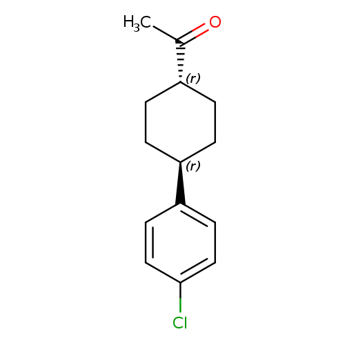 trans-4-(4-Chlorophenyl)-1-acetylcyclohexane
