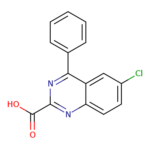 6-CHLORO -4-PHENYL QUINAZOLINE-2-CARBOXYLIC ACID