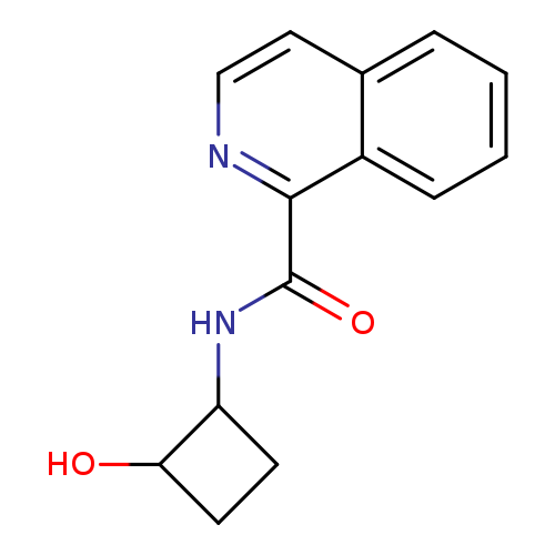 N-(2-hydroxycyclobutyl)isoquinoline-1-carboxamide