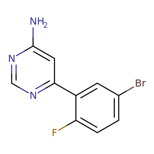 6-(5-bromo-2-fluorophenyl)pyrimidin-4-amine