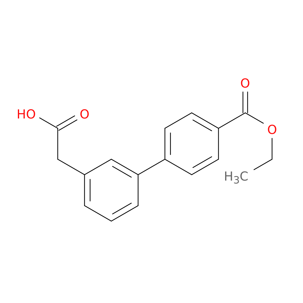 3-[4-(Ethoxycarbonyl)phenyl]phenylacetic acid