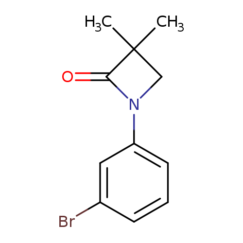 1-(3-bromophenyl)-3,3-dimethylazetidin-2-one