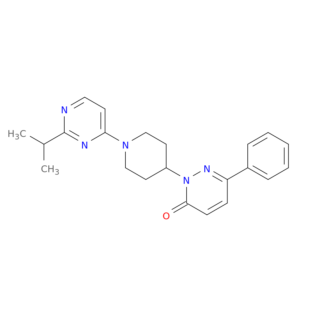 6-phenyl-2-{1-[2-(propan-2-yl)pyrimidin-4-yl]piperidin-4-yl}-2,3-dihydropyridazin-3-one