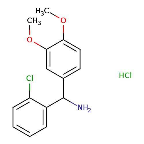 (2-chlorophenyl)(3,4-dimethoxyphenyl)methanamine hydrochloride