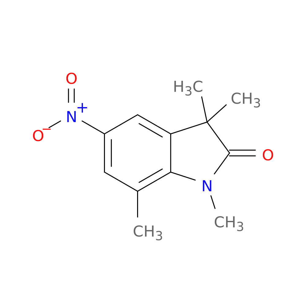 1,3,3,7-Tetramethyl-5-nitro-1,3-dihydro-2h-indol-2-one
