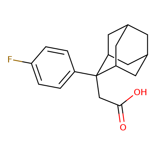 2-[2-(4-fluorophenyl)adamantan-2-yl]acetic acid