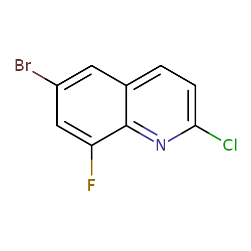 Quinoline, 6-bromo-2-chloro-8-fluoro-
