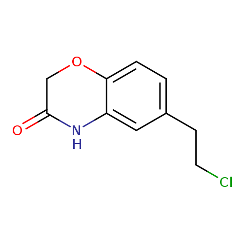 6-(2-chloroethyl)-3,4-dihydro-2H-1,4-benzoxazin-3-one