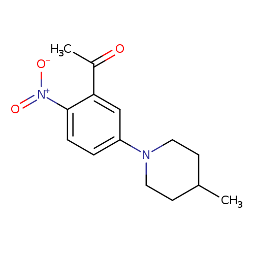 1-[5-(4-methylpiperidin-1-yl)-2-nitrophenyl]ethan-1-one