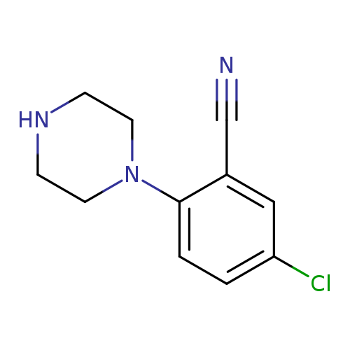 Benzonitrile, 5-chloro-2-(1-piperazinyl)-