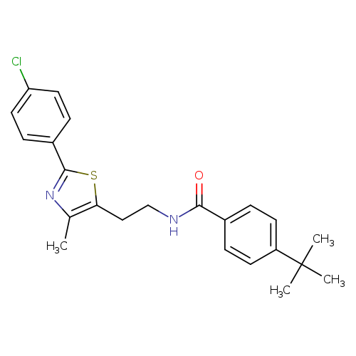 4-tert-butyl-N-{2-[2-(4-chlorophenyl)-4-methyl-1,3-thiazol-5-yl]ethyl}benzamide