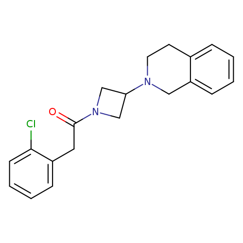 2-(2-chlorophenyl)-1-[3-(1,2,3,4-tetrahydroisoquinolin-2-yl)azetidin-1-yl]ethan-1-one