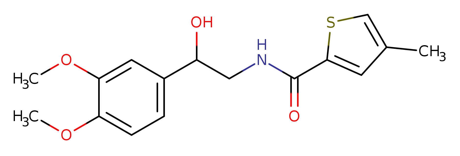 N-[2-(3,4-dimethoxyphenyl)-2-hydroxyethyl]-4-methylthiophene-2-carboxamide