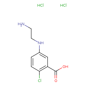 5-[(2-aminoethyl)amino]-2-chlorobenzoic acid dihydrochloride