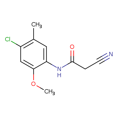 N-(4-chloro-2-methoxy-5-methylphenyl)-2-cyanoacetamide