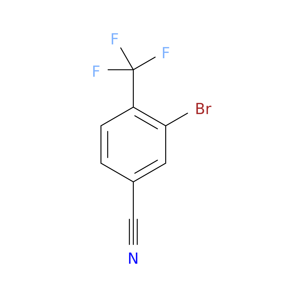 3-Bromo-4-(trifluoromethyl)benzonitrile