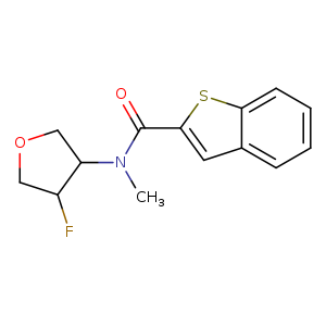 N-(4-fluorooxolan-3-yl)-N-methyl-1-benzothiophene-2-carboxamide