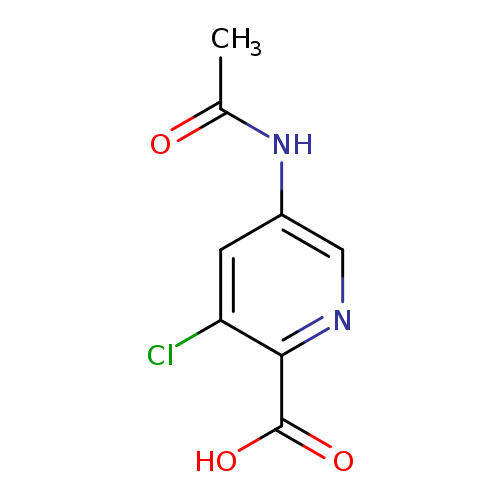 5-Acetamido-3-chloropyridine-2-carboxylic acid