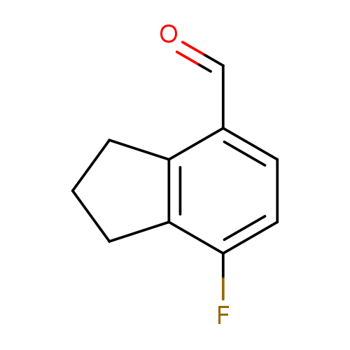 7-fluoro-2,3-dihydro-1H-indene-4-carbaldehyde
