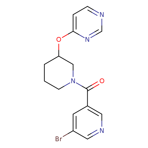 4-{[1-(5-bromopyridine-3-carbonyl)piperidin-3-yl]oxy}pyrimidine