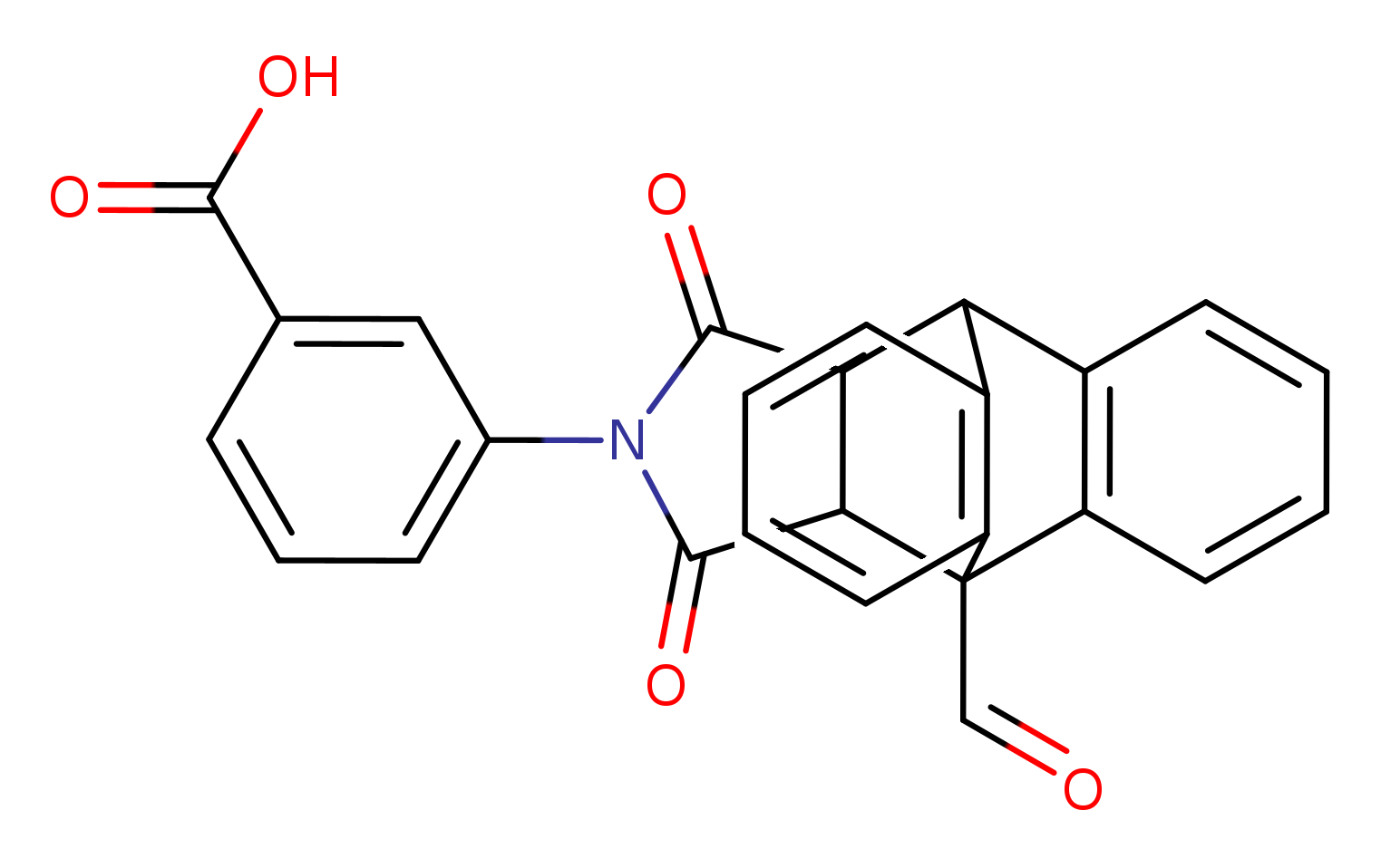 3-(1-formyl-16,18-dioxo-17-azapentacyclo[6.6.5.0~2,7~.0~9,14~.0~15,19~]nonadeca-2,4,6,9,11,13-hexaen-17-yl)benzoic acid