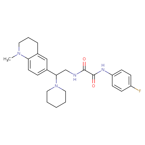 N'-(4-fluorophenyl)-N-[2-(1-methyl-1,2,3,4-tetrahydroquinolin-6-yl)-2-(piperidin-1-yl)ethyl]ethanediamide