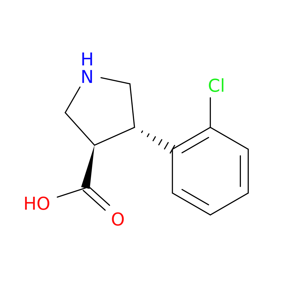 trans-4-(2-Chlorophenyl)pyrrolidine-3-carboxylic acid