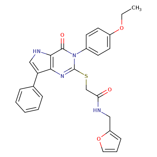 2-{[3-(4-ethoxyphenyl)-4-oxo-7-phenyl-3H,4H,5H-pyrrolo[3,2-d]pyrimidin-2-yl]sulfanyl}-N-[(furan-2-yl)methyl]acetamide