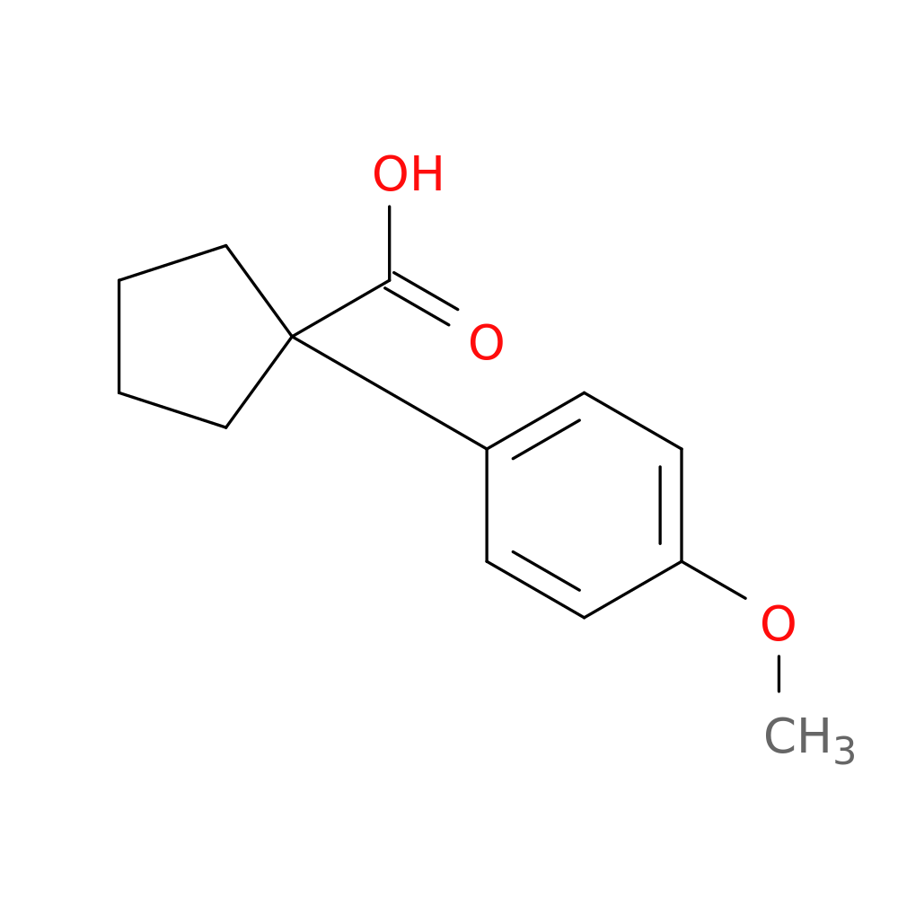 1-(4-methoxyphenyl)cyclopentane-1-carboxylic acid