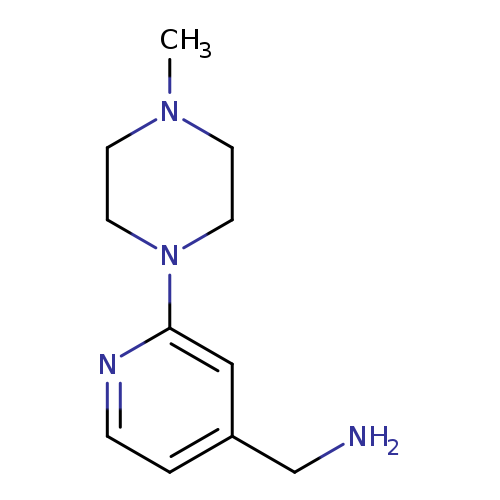 [2-(4-methylpiperazin-1-yl)pyridin-4-yl]methanamine