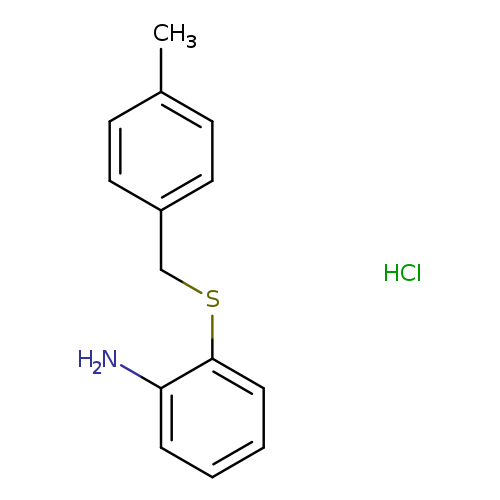 (2-[(4-Methylbenzyl)thio]phenyl)amine hydrochloride
