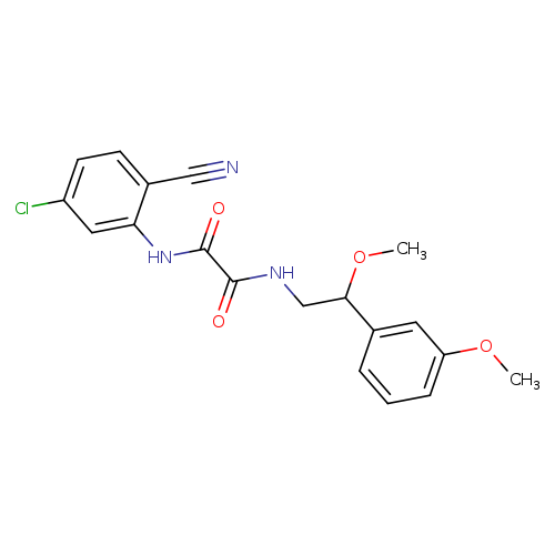 N-(5-chloro-2-cyanophenyl)-N'-[2-methoxy-2-(3-methoxyphenyl)ethyl]ethanediamide