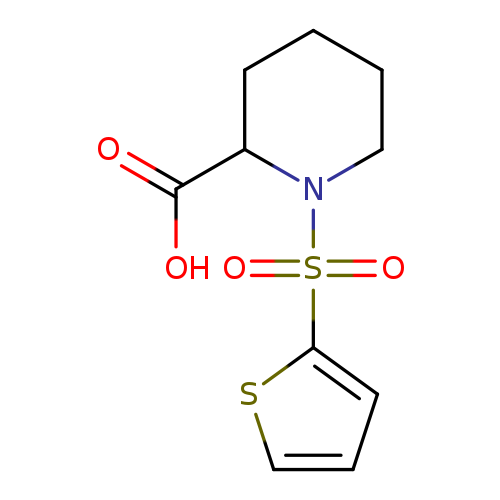 1-(thiophene-2-sulfonyl)piperidine-2-carboxylic acid
