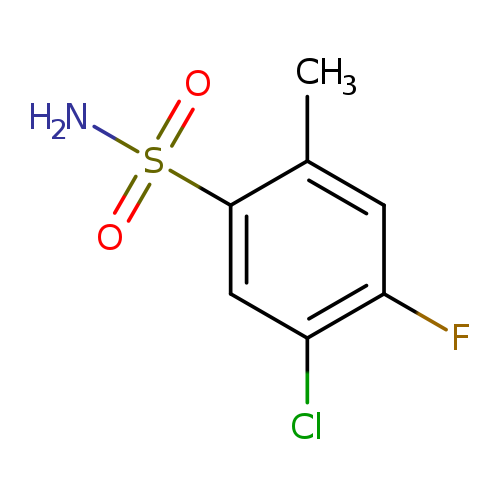 5-chloro-4-fluoro-2-methylbenzene-1-sulfonamide