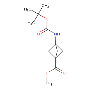 Bicyclo[1.1.1]pentane-1-carboxylic acid, 3-[[(1,1-diMethylethoxy)carbonyl]aMino]-, Methyl ester